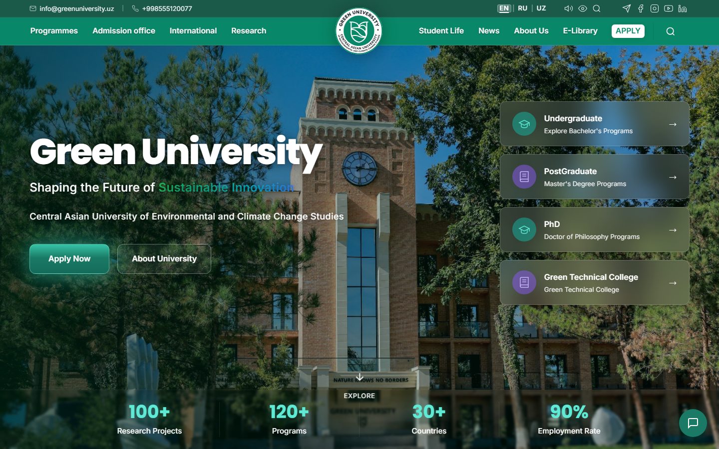 Green University — Change